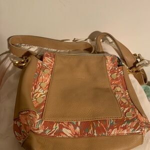 Hammitt Tan and Orange Shoulder Bag